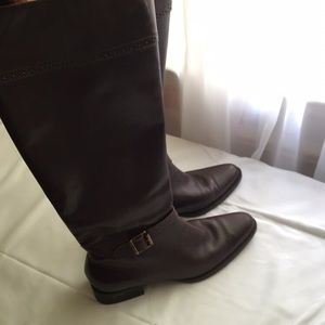 Ralph Lauren Tall Dark Brown Boots 👢
